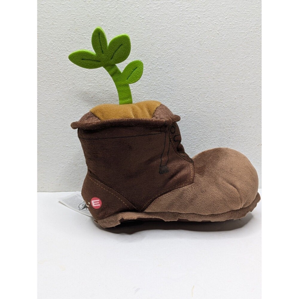 Disney Pixar Wall-E Brown Boot Green Plant 7" Plush Soft Toy EarthDay - Picture 2 of 7